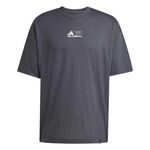 adidas Oblečenie adidas GFX Glob Tričko Muži - tmavě šedá, 