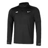 Dri-FIT Element Flash Half-Zip Bežeck&eacute; tričko Muži - čern&aacute;, stř&iacute;brn&aacute;