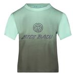 Tenisové Oblečení BIDI BADU Rotatores Move Printed Tee - grey/black