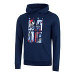 BIDI BADU Oblečenie BIDI BADU New York 2024 Logo Chill Hoody Muži-Tmavě Modrá,Vícebarevné