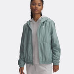 Under Armour Oblečenie Under Armour Rival Sport Tréninková Bunda Dámy-Zelená