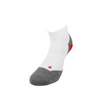 Falke Oblečenie Falke RU5 Race Short Running Socks Muži - B&iacute;l&aacute;,&Scaron;ed&aacute;