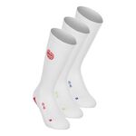 Tenisové Oblečení BIDI BADU Crispy White Crew Move Socks 3 Pack - white