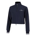 Tenisové Oblečení Wilson W Davenport Woven Popover Classic Navy