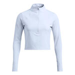 Under Armour Oblečenie Under Armour Launch Elite Half Zip Bežecké Tričko Dámy-Modrá