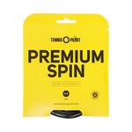 Tenisové Struny Tennis-Point Premium Spin12m black