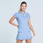 Lucky in Love Oblečenie Lucky in Love Swing Zip Tričko Dámy-Světle Modrá