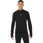 ASICS Oblečenie ASICS Road Winter Seamless Bežecké tričko Muži-černá