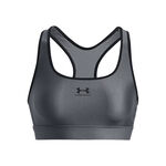 Under Armour Oblečenie Under Armour Heatgear Mid Padless Sportovní Podprsenka Dámy-Šedá