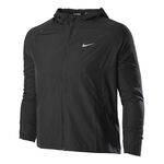 Nike Oblečenie Nike Miler Běžeck&aacute; bunda Muži - čern&aacute;, stř&iacute;brn&aacute;