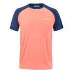 Babolat Oblečenie Babolat Play Crew Neck Tričko Muži - korálová, modrá