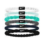 Nike Oblečenie Nike Flex Hair Tie Čelenka 6ks balen&iacute; Unisex - v&iacute;cebarevn&eacute;, b&iacute;l&aacute;