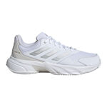 adidas Tenisová obuv adidas CourtJam Control 3 Obuv Na Antuku Dámy-Bílá,Stříbrná