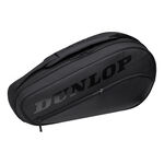 Tenisové Tašky Dunlop D TAC TEAM 3RKT THERMO BLACK/BLACK