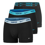 Nike Oblečenie Nike Everyday Stretch Trunk Tren&yacute;rky 3ks v baleni Muži - čern&aacute;, modr&aacute;