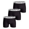 Cotton Stretch Boxer 3P Trenýrky Muži-Černá,Bílá