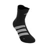 Adizero Running socks Unisex - čern&aacute;, b&iacute;l&aacute;