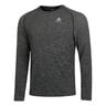 Crew Neck Essential Seamless S Dlouh&yacute;m Ruk&aacute;vem Muži-&Scaron;ed&aacute;