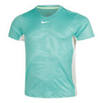 Nike Oblečenie Nike Dri-Fit Court Printed Tričko Muži - tyrkysová, bílá