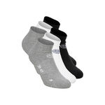Tenisové Oblečení BIDI BADU No Party XXL No Show Move Socks 6 Pack - black