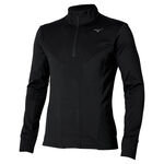 Mizuno Oblečenie Mizuno Active Warmalite Half Zip Bežeck&eacute; Tričko Muži-Čern&aacute;