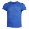 Regular Shortsleeve Bežecké Tričko Muži-Modrá
