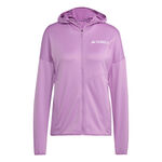 adidas Oblečenie adidas Terrex XPR Light Fleece Běžecká Bunda Dámy-Fialová