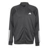 3 Stripes Knit Tréninková Bunda Muži-Černá,Bílá