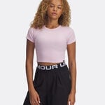 Tenisové Oblečení Under Armour Ua Rival Rib Baby Tee-Blk