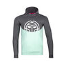 Bassem Lifestyle Hoody Chlapci - tmavě šedá, mint