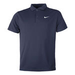 Nike Tenisové oblečení Nike Dri-Fit Solid Pólo Muži-Tmavě Modrá