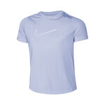 Nike Bežeck&eacute; tričko Nike Dri-Fit One GX Tričko D&iacute;vky - modro-&scaron;ed&aacute;, 