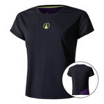 Quiet Please Oblečenie Quiet Please Perspectives Cross Tričko D&aacute;my-Tmavě Modr&aacute;