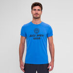 BIDI BADU Oblečenie BIDI BADU Spike Logo Chill Tričko Muži-Modr&aacute;