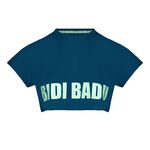 Tenisové Oblečení BIDI BADU Abdominis Crop Move Tee - black