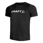 Craft Oblečenie Craft Core Essence Logo Bežeck&eacute; Tričko Muži-Čern&aacute;