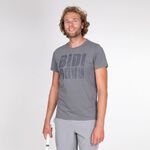 Tenisové Oblečení BIDI BADU Lorean Lifestyle Tee - dark grey