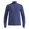 Essential Thermal Midlayer 1/2 Zip Bežecké tričko Muži - modrá, 