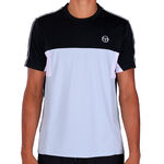 Sergio Tacchini Tričko Sergio Tacchini Caspio PL Tričko Muži - čern&aacute;, světle modr&aacute;