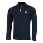 Tenisové Oblečení Quiet Please Big Serve 1/4 Zip Longsleeve