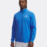 Under Armour Oblečenie Under Armour Armour Fleece 1/4 Zip S Dlouh&yacute;m Ruk&aacute;vem Muži - Modr&aacute;,B&iacute;l&aacute;