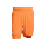 adidas &Scaron;ortky adidas Shorts & Tight Set Muži - oranžov&aacute;