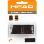 HEAD Základní griphy HEAD SofTac Traction 1ks V Balení-Černá