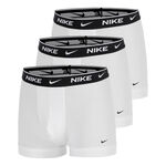 Nike Tren&yacute;rky Nike Essential Cotton Stretch Trunk Tren&yacute;rky - 3ks v baleni Muži-b&iacute;l&aacute;, b&iacute;l&aacute;