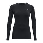 Under Armour Oblečenie Under Armour Authentics Crew S Dlouhým Rukávem Dámy-Černá
