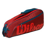 Tenisové Tašky Wilson JUNIOR RACKETBAG Red/Infrared