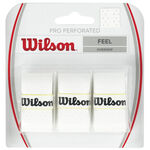 Vrchní Omotávky Wilson Pro Overgrip Perforated 3er weiß