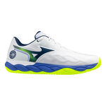 Mizuno Tenisová obuv Mizuno Wave Enforce Court Obuv na antuku Muži - bílá, modrá