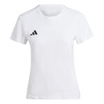 adidas Oblečenie adidas adizero Essentials Bežeck&eacute; tričko D&aacute;my - b&iacute;l&aacute;, 