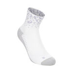 ASICS Running socks ASICS Performance Run Quarter Running socks Unisex-b&iacute;l&aacute;, fialov&aacute;